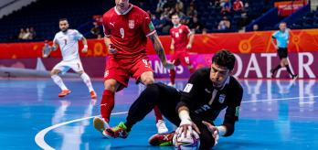 El guardameta de futsal