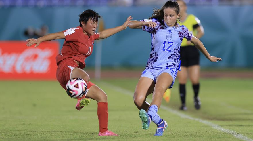 Spain 1-1 Korea DPR (Korea DPR win on penalties)